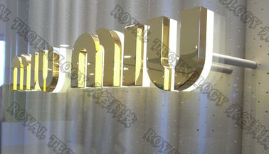 LED হাল্কা উচ্চ ভ্যাকুয়াম Metallizing সরঞ্জাম সঙ্গে বিলবোর্ড, 3 ডি এস এস অক্ষর আইপি গোল্ড Plating মেশিন